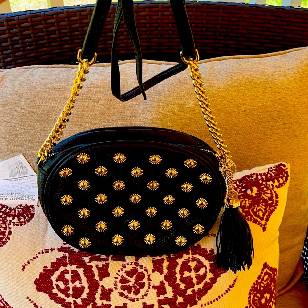 Black Michael Kors cross shoulder bag